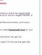 Lucky Dog email