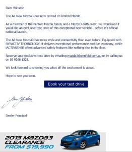 Mazda email